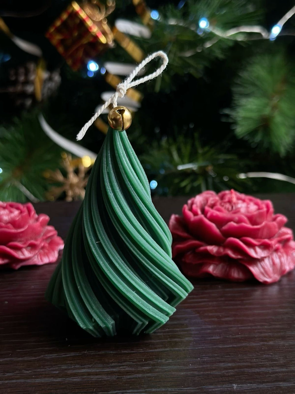 Alpine Twist Tree Candle