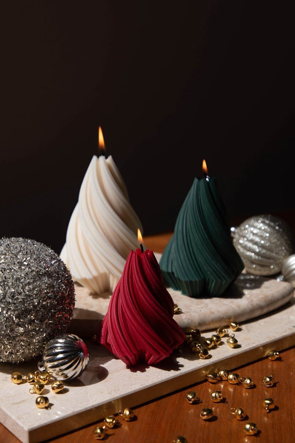 Alpine Twist Tree Candle